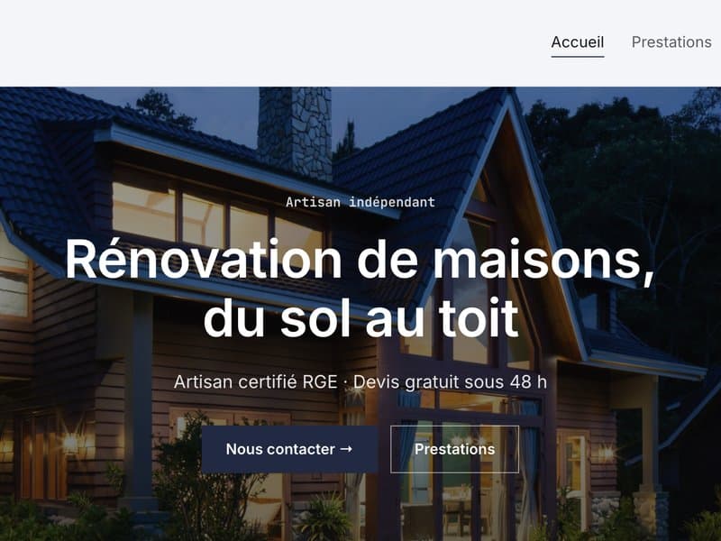Site Lenoir Rénovation
